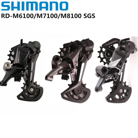 SHIMANO-desviadores traseros para bicicleta de montaña DEORE XT, M8100, SLX, M7100, M7120, Deore, M6100, SGS, 12S ► Foto 1/6