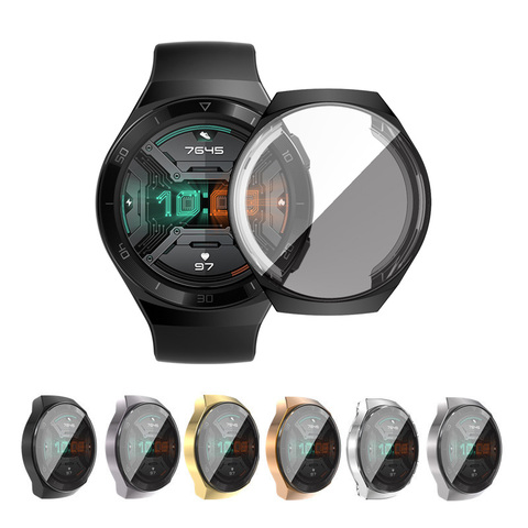 Funda de reloj para Huawei Watch GT 2e GT2e, protector de pantalla de TPU transparente, funda protectora completa para Watch GT 2 E 2E, funda para reloj ► Foto 1/6