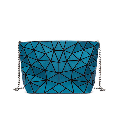 Bolso de hombro con cadena para mujer, bandolera con formas geométricas, sencilla, plegable, bolso de mano de noche, 2022 ► Foto 1/5