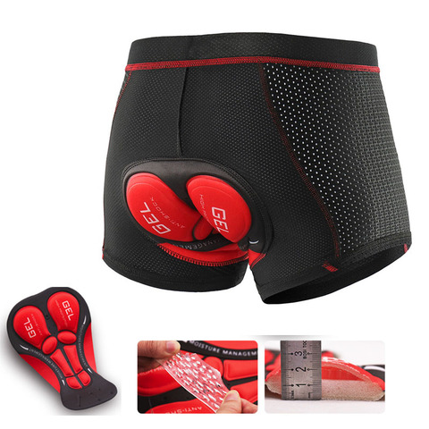 Actualización de ropa interior de ciclismo Pro 5D Gel Pad bicicleta de montaña MTB pantalones cortos a prueba de golpes fuera de la carretera ropa interior transpirable pantalones cortos de bicicleta ► Foto 1/6