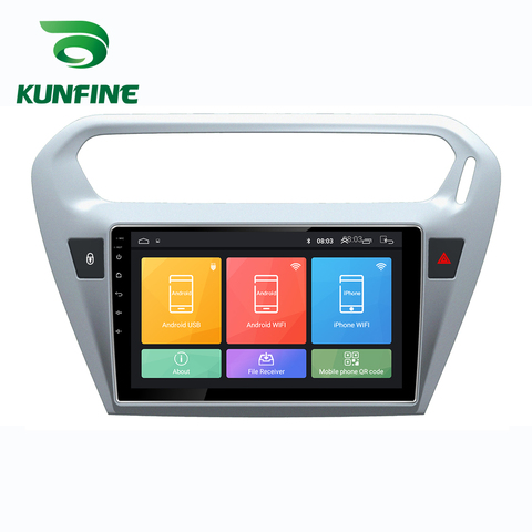 Octa Core 1024*600 Android 7,1 Car DVD GPS navegación GPS Player Deckless estéreo del coche para Peugeot 301 2014 Radio headunit wifi dispositivo ► Foto 1/6