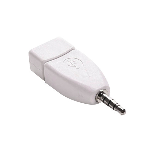 Adaptador convertidor USB 2,0 hembra a macho, 3,5mm, AUX, Audio, duradero, gran oferta ► Foto 1/6