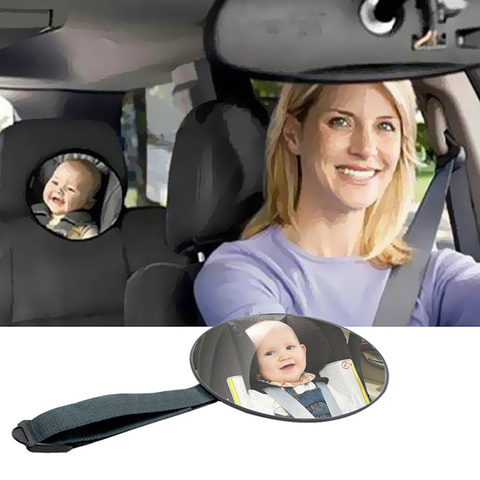 Espejo de seguridad para asiento trasero de bebé, accesorios de seguridad cuadrados para espacio trasero, Cuidado infantil, Monitor ► Foto 1/6