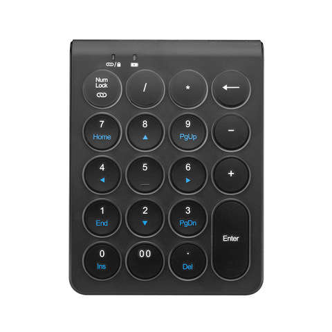 Miniteclado numérico inalámbrico por Bluetooth para IPad, teclado redondo numérico para caja registradora, teclado de Finanzas ► Foto 1/6