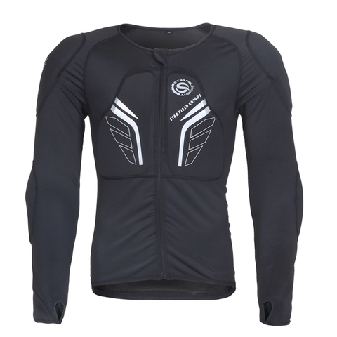 Star Field chaqueta de protección para Motocross, armadura de carrera para cuerpo y Motocross, negro rojo ► Foto 1/5