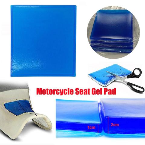 Almohadilla de Gel para asiento de motocicleta, cojín suave y cómodo, colchoneta de absorción de impacto, cojín almohadilla para asiento de Motor de motocicleta, color azul ► Foto 1/6