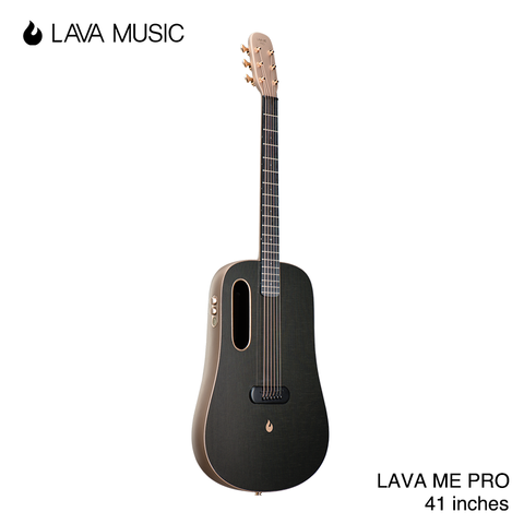 LAVA ME PRO-guitarra eléctrica acústica, instrumento profesional de 41 pulgadas, de fibra de carbono, FreeBoost, con estuche y Cable de carga ► Foto 1/6