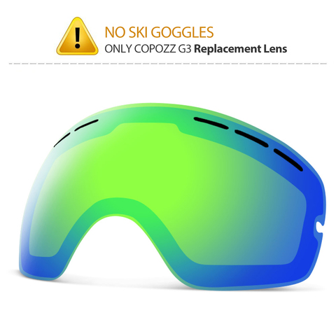 COPOZZ niños reemplazo solo lentes tamaño pequeño niños doble UV400 anti-niebla de esquí niñas para Snowboard gafas GOG-243 ► Foto 1/6