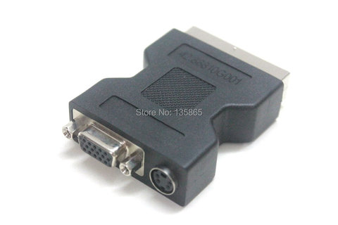 Adaptador de vídeo SCART a VGA y S ORIGINAL para proyector Optoma 42.86810G001 para Optoma HD65 HD700X HD800X HD800XLV ► Foto 1/5