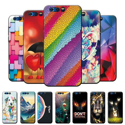 Caso para Honor 9 caso cubierta en Honor9 Honor 9 funda del teléfono para Huawei Honor 9 STF-L09 funda de silicona funda trasera de TPU parachoques 5,15