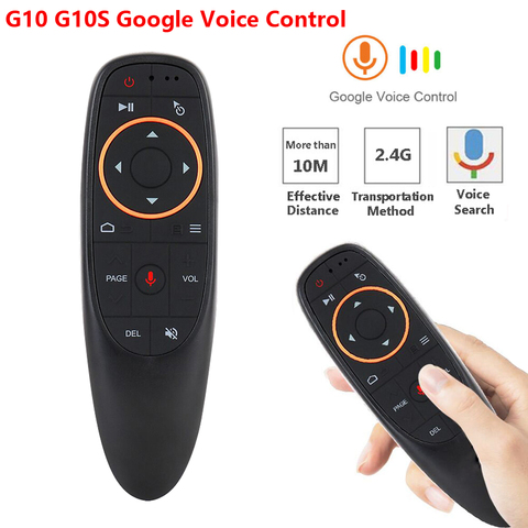 Mando a distancia G10/G10S Pro, Control remoto por voz, Bluetooth, 2,4G, giroscopio inalámbrico, para Android tv box, H96 Max, X3 ► Foto 1/6