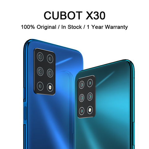 CUBOT X30 móvil teléfono inteligente 4g Global banda cinco trasera cámara de IA 256GB Smartphone Nfc 6,4 