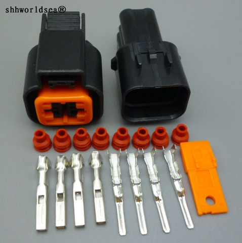 Shhworlsea 090-conector macho y hembra de 4 pines, Sensor de oxígeno O2, conector Downstream para Hyundai PB625-04027 PB621-04020 ► Foto 1/5