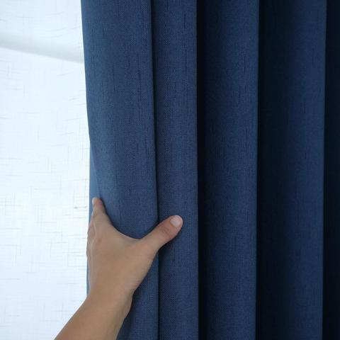 Cortinas opacas gruesas tela de dormitorio de estilo nórdico para dormitorio cortinas para sala de estar persianas de ventana de lujo ► Foto 1/6