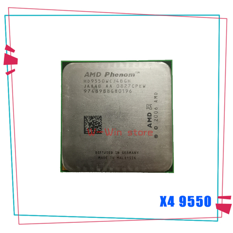 AMD Phenom X4 9550 2,2 GHz Quad-Core CPU procesador HD9550WCJ4BGH hembra AM2 + ► Foto 1/1