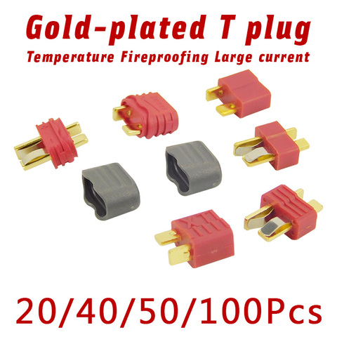 Conector de clavija en T antideslizante de alta corriente, modelo de avión de ala fija multieje, 40A, 20/40/50/100 Uds., nuevo ► Foto 1/6