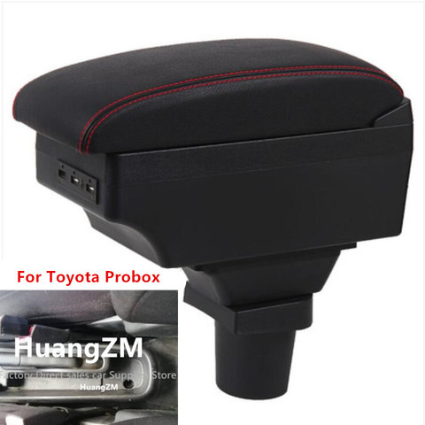 Reposabrazos Universal para consola central de coche, caja de  almacenamiento superior, reposabrazos giratorio - AliExpress