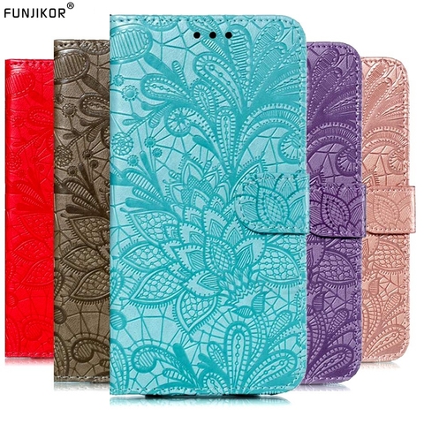 Funda de cuero con tapa estilo libro Floral para Xiaomi Redmi Note 6 7 8 Pro 8T 10 8A 7A GO 9 9S 9A Mi 9 SE A2 Lite A3 9T ► Foto 1/6