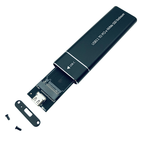USB 3,1 a M.2 NVME PCIe SSD carcasa NVME M-clave de tipo C carcasa adaptadora para nvme SSD USB3.1 a M.2 NGFF SSD SATA caja de nuevo ► Foto 1/6