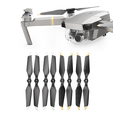 Hélice de poco ruido para DJI Mavic PRO Platinum, 8 Uds., 8331, cuchilla reductora de ruido, piezas de repuesto de drones, accesorios de repuesto ► Foto 1/6