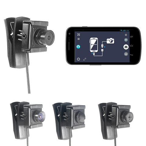 Teléfono Inteligente Android externo Cámara UVC accesorios del teléfono móvil de tercera USB OTG Cámara 1080P soporte de lente Video cámara ► Foto 1/1