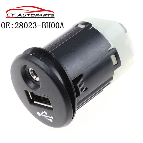 Adaptador de puerto USB auxiliar para coche, dispositivo para Nissan Juke Qashqai XTrail Micra Note NV200, 28023-BH00A 28023BH00A ► Foto 1/6