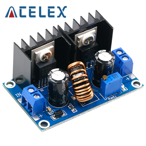 Módulo de fuente de alimentación de reducción, DC4-40v a DC1.25-36v 8A 200w ajustable XL4016E1 DC-DC regulador de voltaje CC ► Foto 1/6