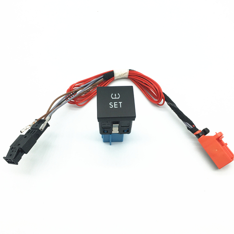 Juego de advertencia de presión de neumáticos TPMS, arnés de cableado de botones para Golf 6 MK6 Jetta 5 MK5 6 EOS Polo Scirocco Touran 56D927121 ► Foto 1/5