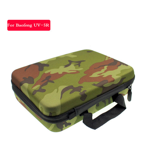 Bolsa de caza para BAOFENG UV-5R, UV-5RA, TYT DM-UV5R, Walkie Talkie TH-F8, bolsa de regalo de camuflaje, caja de Radio bidireccional ► Foto 1/6