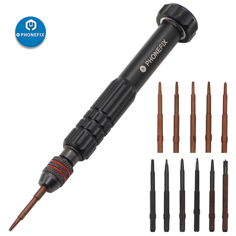 Kit de reparación de puntas de destornillador para iPhone y Android, herramienta de precisión para desmontar puntas magnéticas Torx Cross Pentalobe para teléfono móvil ► Foto 1/6