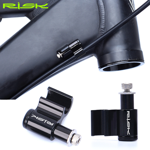 Uds riesgo MTB bicicleta tubo de aceite tubos bicicleta Cable Grip Cable ciclismo Freno de turno línea hebilla negro fijación parte accesorios de bicicleta ► Foto 1/6