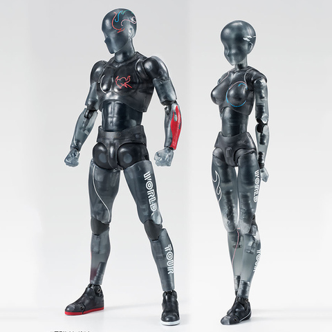 SHFiguarts Body Kun world tour negro transparente Edición Limitada figuras movibles PVC figura de acción juguetes de modelos coleccionables ► Foto 1/6