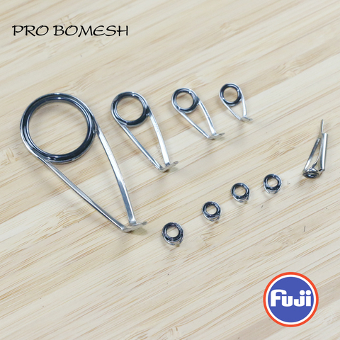 FUJI SIC guía y 9 Uds conjunto KLH KT guía MN peonza guía de Rod componente reparación pesca Polo accesorio de DIY ► Foto 1/5