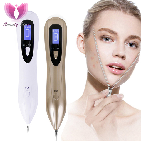 Beauty Star-Bolígrafo de Plasma láser LCD, máquina para eliminar tatuajes con topos, removedor de manchas, eliminación de etiquetas de piel y verrugas, herramienta para el cuidado de la piel ► Foto 1/6