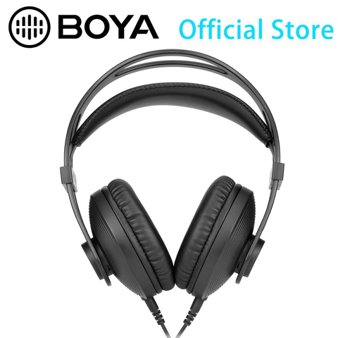 BOYA BY-HP2 auriculares de monitoreo profesionales ergonómicos de circuitos para grabación de Audio, postproducción, dispositivo de alta potencia ► Foto 1/6