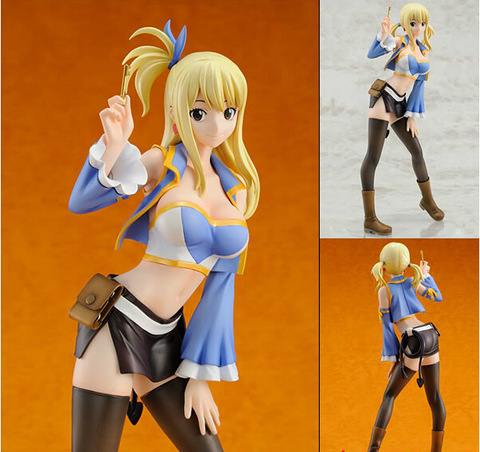 Figuras de acción de Fairy Tail de 21cm, juguetes de modelos de colección de PVC para regalo de Navidad ► Foto 1/6