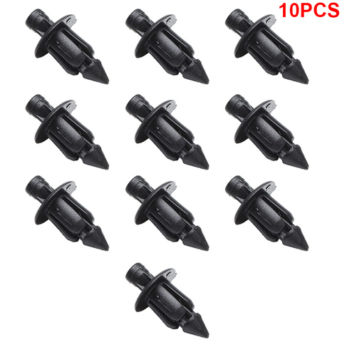 Tornillos pasadores de Panel de ajuste para motocicleta Honda, remache carenado de chasis negro de 6mm, 10/20/30 Uds. ► Foto 1/6