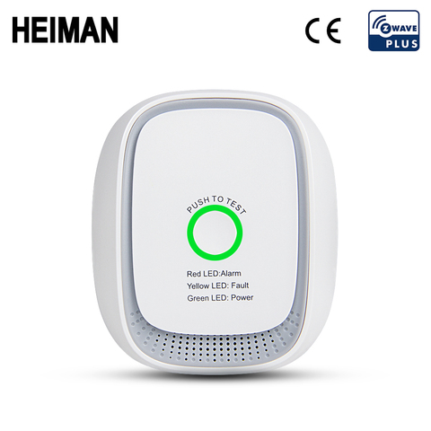 HEIMAN Zwave GAS detector de fugas lpg onda Z seguridad sistema de alarma de seguridad Z-wave Smart Casa de sensor de fuga ► Foto 1/6