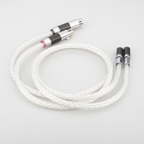 Cable de Audio XLR (hembra) a RCA (macho), macho a XLR RCA Chapado en plata, 8AAG, alta calidad ► Foto 1/1