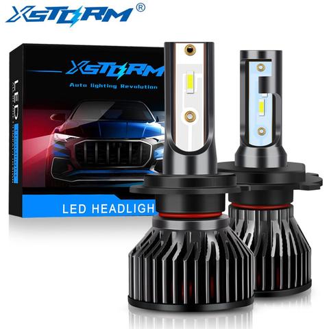 Xstorm-bombilla LED para faro delantero de coche, luz blanca antiniebla, H4 H7, H1 H3 H8 H11, 9005 HB3 9006 HB4, 12000LM, 6000K ► Foto 1/6
