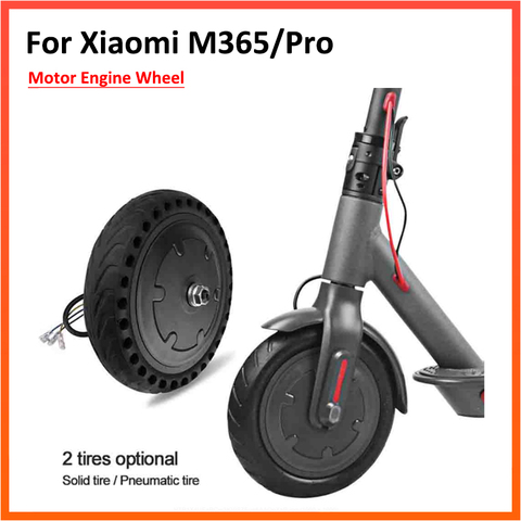 Rueda de Motor de 350W para patinete eléctrico Xiaomi M365 1S Pro, accesorios de repuesto, piezas de patinete eléctrico de 8,5 pulgadas ► Foto 1/6