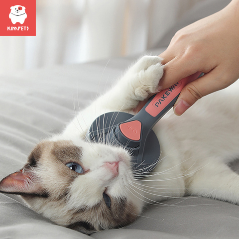 Kimpets-peine para gatos y gatos, peine para pelo de gato, aguja especial, limpiador de pelo de gato, productos de limpieza y belleza ► Foto 1/6