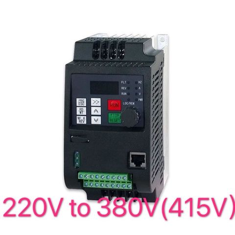 VFD1.5kW/2.2KW/unidad de frecuencia Variable, 3 fases, 380V de salida, 1 fase, 220V, controlador de velocidad de entrada, inversor de Motor VFD ► Foto 1/3