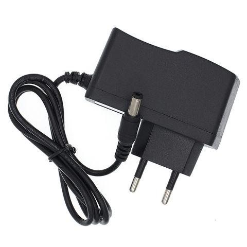 Adaptador convertidor AC 100V-240V DC 9V 1A fuente de alimentación Enchufe europeo DC 5,5mm x 2,1mm 1000mA ► Foto 1/6