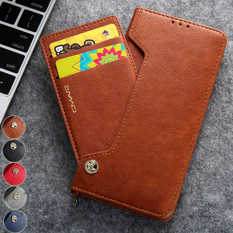 Magnético PU cuero cartera con marco de fotos Flip Stand funda para Huawei P30 Pro de Libro de Negocios para Huawei P20 Pro P 30 20 ► Foto 1/1