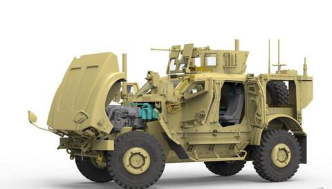 RYE RM5032-vehículo todoterreno a escala 1/35, modelo M-ATV, CMRAP, M1240A ► Foto 1/5