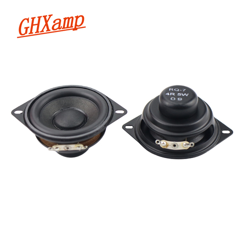 GHXAMP-altavoz de gama completa, Subwoofer de Audio de 2 pulgadas, 52mm, 4 Ohm, 5W, Bluetooth, borde de goma de neodimio, 16mm, bobina de voz, 2 uds. ► Foto 1/6