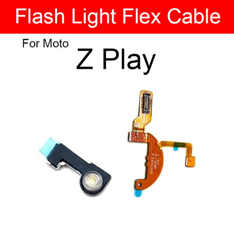 Cámara de luz de Flash Cable flexible para Motorola Moto Z Play XT1635-8 cámara principal delantera trasera con Sensor de proximidad cinta flexible ► Foto 1/3