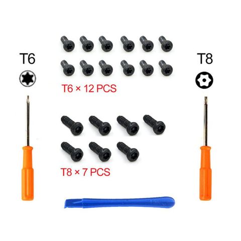 Apertura desarme Reparación de piezas y herramientas Kit de T8 T6 destornillador con tornillos para XBOX 360/Slim los/Elite de Gamepad regulada ► Foto 1/6