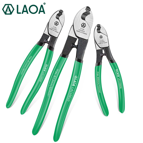 LAOA cortador de Cable de alambre de corte manual herramientas para profesionales electricistas 6 “/8